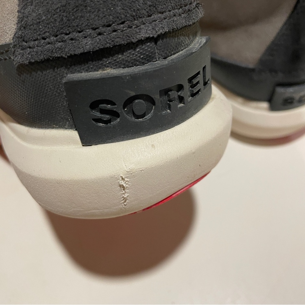 Sorel Explorer II Joan Waterproof Boot 9.5 Grey/Green - Picture 13 of 14